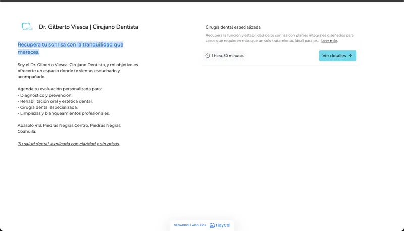 Paso 1: Agenda tu consulta en línea. - Proceso de atención dental en Piedras Negras